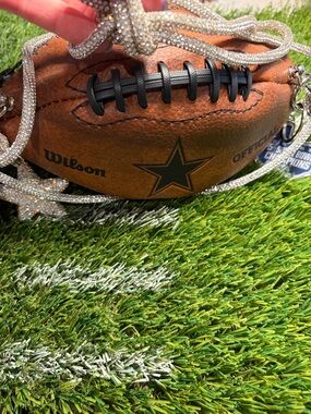 Wilson Brown Dallas Cowboys Mini Football Crossbody